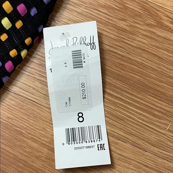 Jax Black Midi Dress with Pink and Yellow Checkered Pattern - Picture 4 of 6